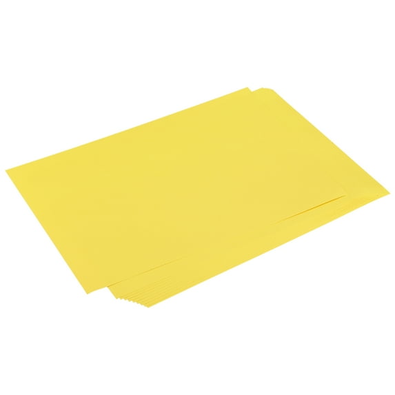 Uxcell Cardstock Scrapbook Paper 8.3" x 11.7", 92 lb/250gsm, Fresh Lemon 10 Pack
