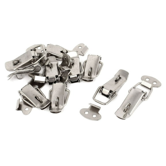 Uxcell Case Box Chest Stainless Steel Spring Loaded Lock Clasp Toggle Latch Catch 10pcs