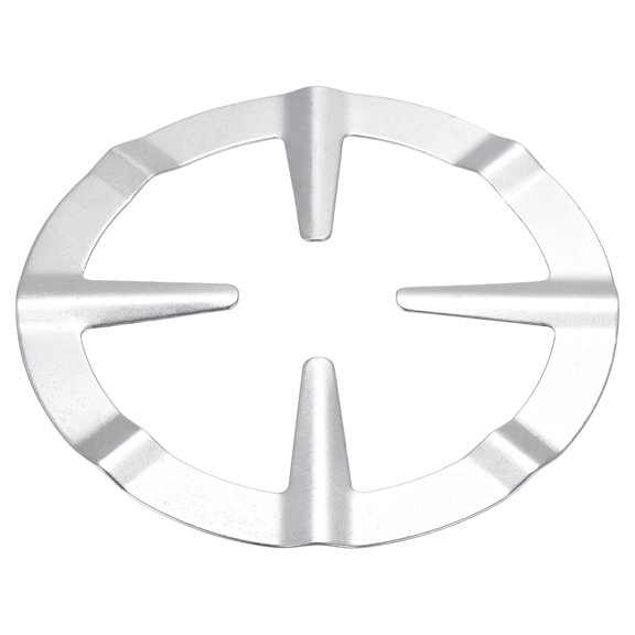 Uxcell Cast Iron Gas Stove Cooker Stand Reducer Holder Shelve Support Rack Stand for Mocha Coffee Pot Silver Tone