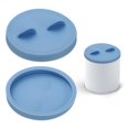 thumbnail image 1 of Uxcell Cat Food Can Covers Lids, Dog Food Can Lids with Cute Pet Ears Shaped Silicone Toppers 2.5 Inch, (Dusty Blue, 2Pcs), Intended for Dog / Cat / Pet Food Cans, 1 of 7