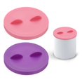 thumbnail image 1 of Uxcell Cat Food Can Covers Lids, Dog Food Can Lids with Cute Pet Ears Shaped Silicone Toppers One Fit 3 Standard Sizes, (Lavender/Pink, 2Pcs), Intended for Dog / Cat / Pet Food Cans, 1 of 6
