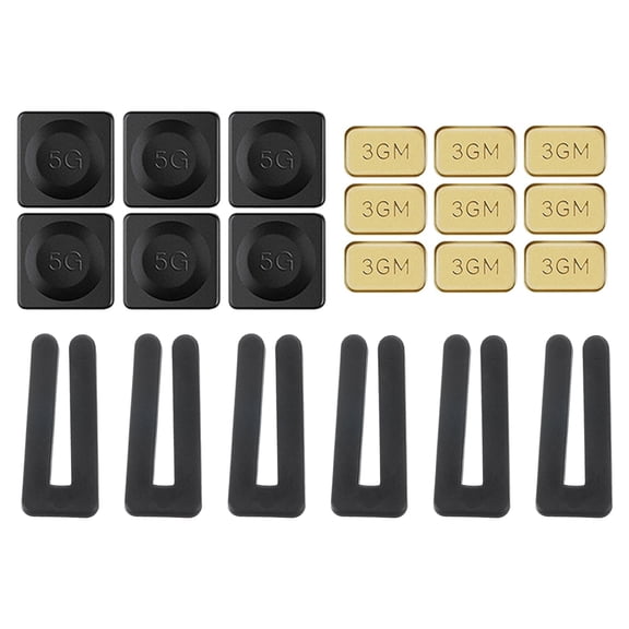 Uxcell Ceiling Fan Blade Balancing Kit, 6 Sets Include 6Pcs Clips and 6Pcs 5G and 9Pcs 3G Weight Gold Tone/Black