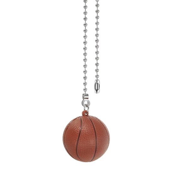 Uxcell Ceiling Fan Pull Chain, Basketball Pull Chain Extension Fan Pulls Extender Ornament Pendant for Ceiling Light Lamp 1