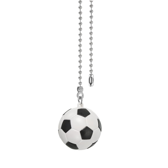 Uxcell Ceiling Fan Pull Chain, Soccer Pull Chain Extension Fan Pulls Extender Ornament Pendant for Ceiling Light Lamp 1