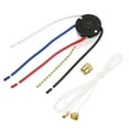 thumbnail image 1 of Uxcell Ceiling Fan Switch 3 Speed 4 Wire ZE208S Pull Chain Switch Light Switch Replacement, Golden Chain 1 Set, 1 of 6