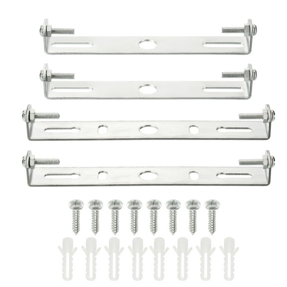 Uxcell Ceiling Light Plate 120x18x17mm 130x19x15mm Lighting Fixture Mounting Bracket 4pcs