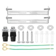 thumbnail image 1 of Uxcell Ceiling Light Plate 97x18x16mm Lighting Fixture Mounting Bracket for Home Office Chandelier 2 Set, 1 of 5