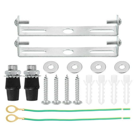 Uxcell Ceiling Light Plate 97x18x16mm Lighting Fixture Mounting Bracket for Home Office Chandelier 2 Set