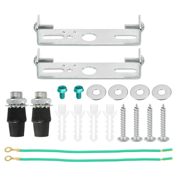 Uxcell Ceiling Light Plate Kit 74x20x15mm Lighting Fixture Mounting Bracket for Home Office Chandelier 2 Set