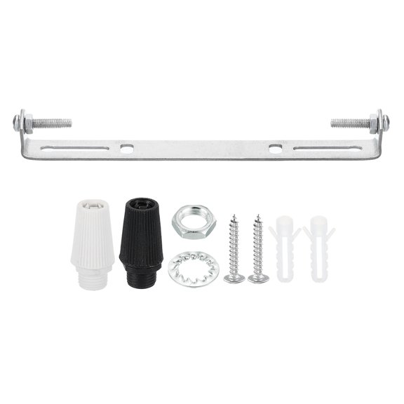 Uxcell Ceiling Light Plate Kit, Light Fixture Mounting Bracket Plate Steel Crossbar 155mm 1
