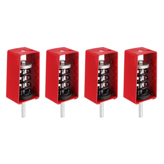 Uxcell Ceiling Spring Vibration Isolator Hangers for A/C Air Processor Red 5.71 x 2.87 x 2.28 Inch