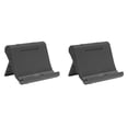 thumbnail image 1 of Uxcell Cell Phone Stand, Multi Angle Tablet Stand, Universal Phone Stand, Black 2 Pack, 1 of 6