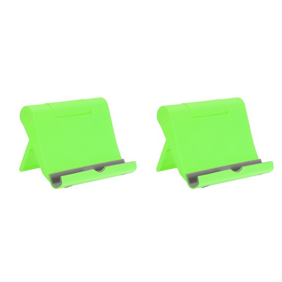 Uxcell Cell Phone Stand, Multi Angle Tablet Stand, Universal Phone Stand, Green 2 Pack