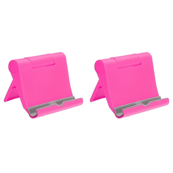 Uxcell Cell Phone Stand, Multi Angle Tablet Stand, Universal Phone Stand, Pink 2 Pack