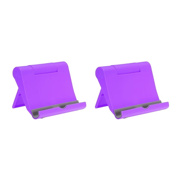 Uxcell Cell Phone Stand, Multi Angle Tablet Stand, Universal Phone Stand, Purple 2 Pack
