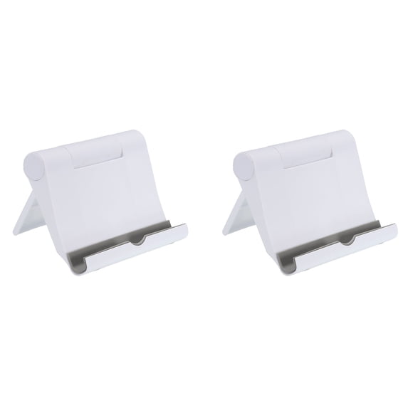 Uxcell Cell Phone Stand, Multi Angle Tablet Stand, Universal Phone Stand, White 2 Pack