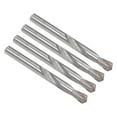 thumbnail image 1 of Uxcell Cemented Carbide Twist Drill Bit Metal Drill Cutter for Stainless Steel Copper Aluminum Zinc Alloy Iron 4 Pcs 8mm, 1 of 3