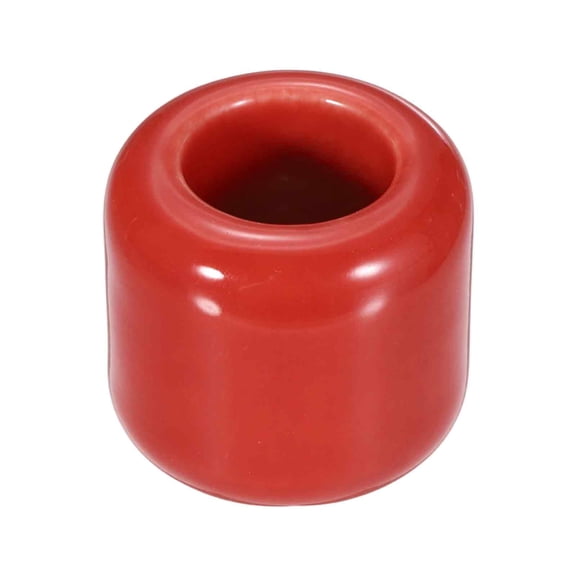 Uxcell Ceramic Chime Candle Holders, Small Ceramic Candle Holders for Birthday Parties Dinners Weddings Table Centerpiece Gatherings Anniversaries Occasions, Red