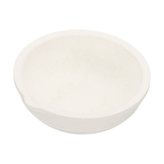 Uxcell Ceramic Crucible Bowl 1000g Heatproof Quartz Melting Dishes Pot Ceramic Evaporation Bowl Cup Pot for Melting Casting Refining Gold Silver, White