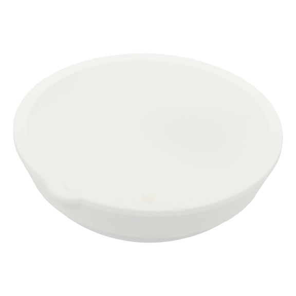 Uxcell Ceramic Crucible Bowl 5000g Heatproof Quartz Melting Dishes Pot Ceramic Evaporation Bowl Cup Pot for Melting Casting Refining Gold Silver, White