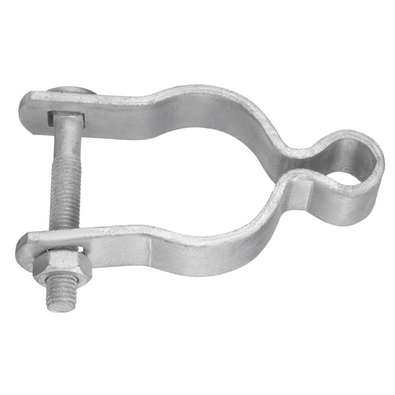 Uxcell Chain Link Fence Gate Post Hinge, Galvanized Steel Chain Link Fence Gate Female Hinge for 1-7/8 in OD Post Gate Hinges for Backyard, 1pcs
