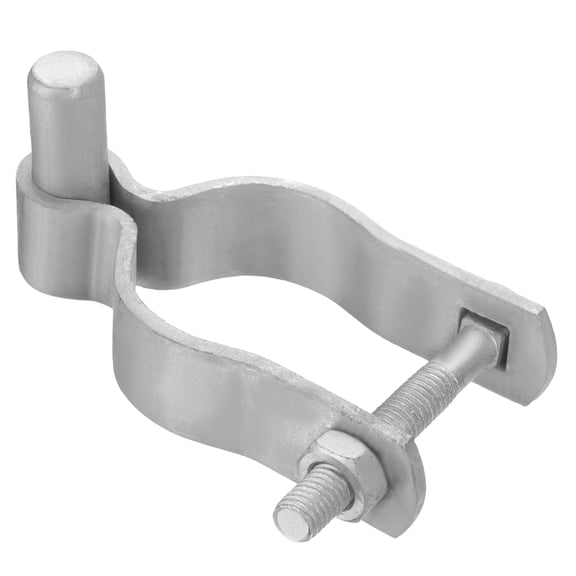 Uxcell Chain Link Fence Gate Post Hinge, Galvanized Steel Chain Link Fence Gate Male Hinge for 1-7/8 in OD Post Gate Hinges for Backyard, 1pcs