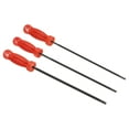 thumbnail image 1 of Uxcell Chainsaw Chain Sharpening File 4.0/4.8/5.5mm Round Chain Saw Sharpener File Red 1Set/3Pcs, 1 of 6
