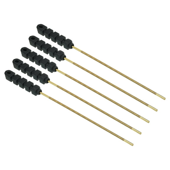 Uxcell Chainsaw Chain Sharpening File, 5 Pack 5/32-Inch (4.0 Mm) Chain Saw Sharpener File with Handle, Black Gold