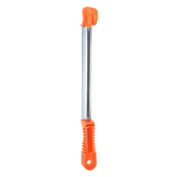 Uxcell Chainsaw File, 3/16" (4.8mm) Round Rasp Chrome Steel with Sharpening Guide Handle