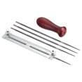 thumbnail image 1 of Uxcell Chainsaw Sharpener Kit 3/16Inch (4.8 mm) Round Saw Chain File with Guide/Files Replace/Handle, 1 of 5