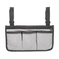 thumbnail image 1 of Uxcell Chair Armrest Organizer, Beach Chair Hanging Storage Pouch with 4 Pockets, Grey, 1 of 6