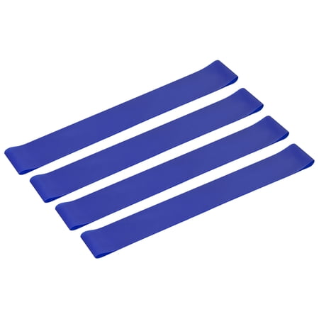 Uxcell Chair Bands, Flexible Anti-Slip Seating Latex Blue Band 50mm Width 0.5mm Thick for Home Office, Pack of 4