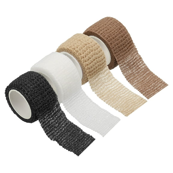 Uxcell Chair Leg Floor Protectors, Brown 4 Roll Wrapping Tape Self Adhesive Bed Frame Leg Covers Strip Furniture Pads for Chair Hardwood Floors, 260 ft