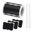 thumbnail image 1 of Uxcell Chalkboard Labels, 120Pcs Blackboard Sticker 2 Chalk Pen, Pantry label for Container Jar Storage Bin(Wavy Shape), 1 of 7