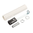 thumbnail image 1 of Uxcell Chandelier Light Socket Kit for E12 Candelabra, Lamp Base with White Candle Cover Sleeves 6 Set, 1 of 5