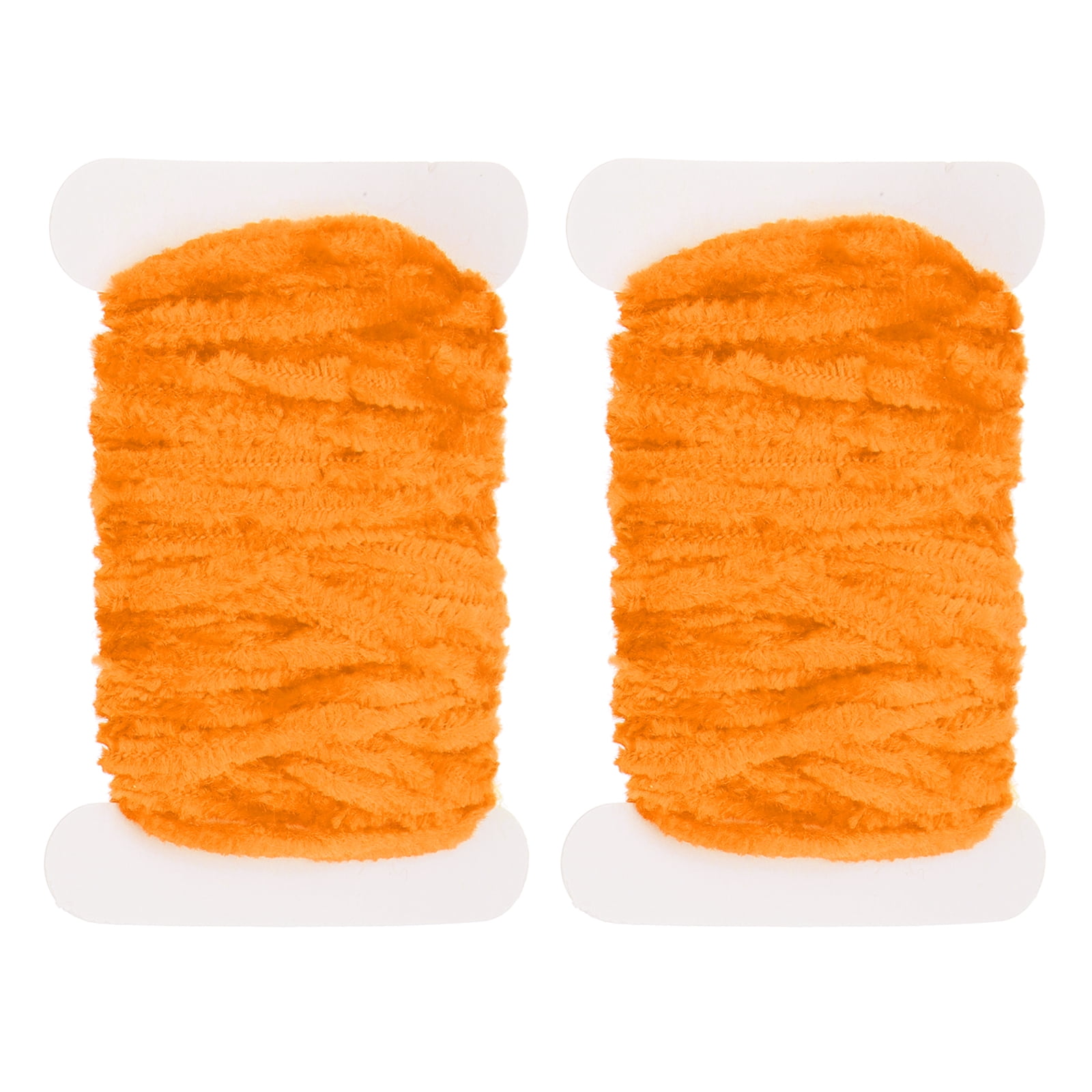 Lot De 2 Attache Mouche Chenille 10 Mètres – Orange Uxcell Pour Montage De Mouches