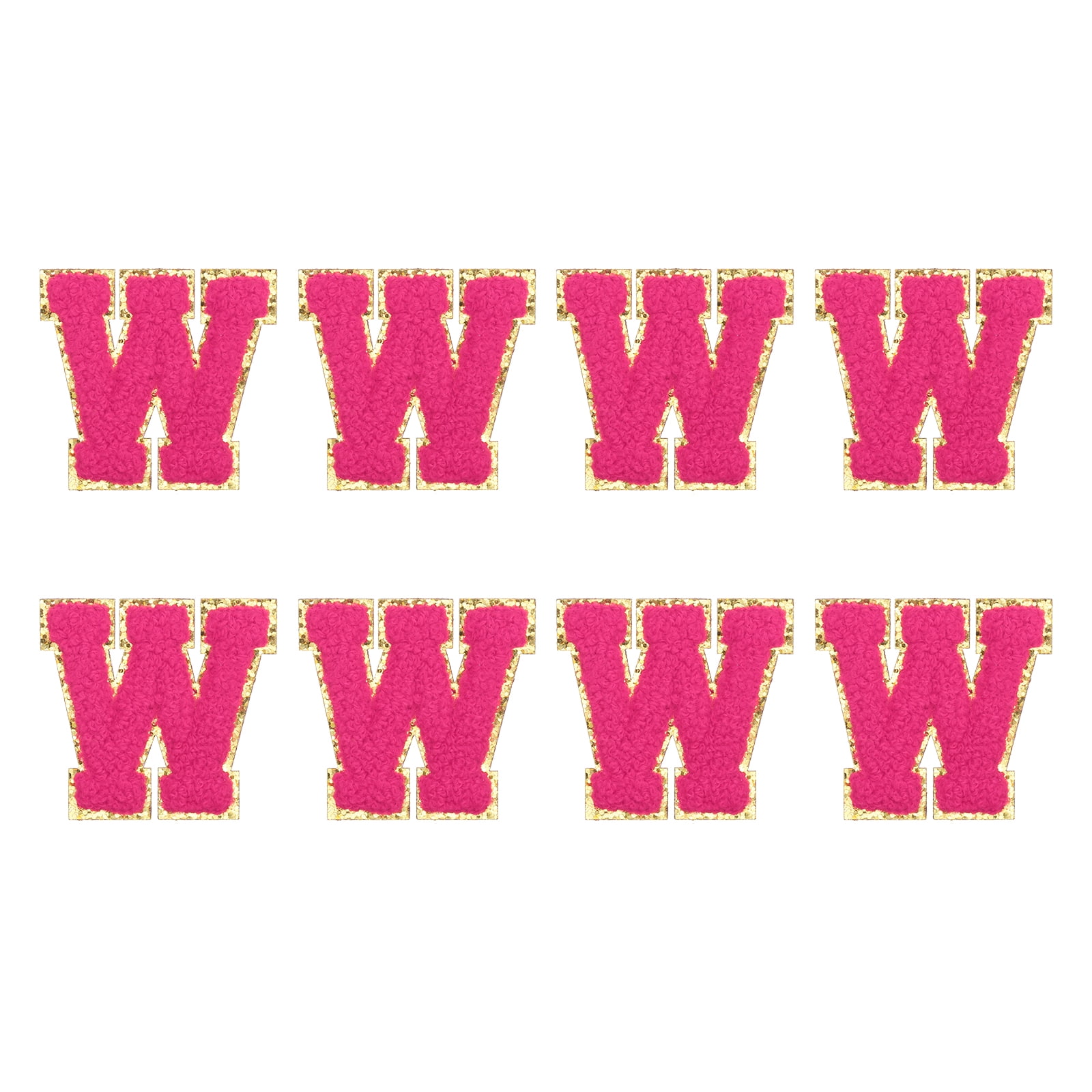 W Letter Sticker Uxcell Chenille Letter W Embroidered Patches 2.2