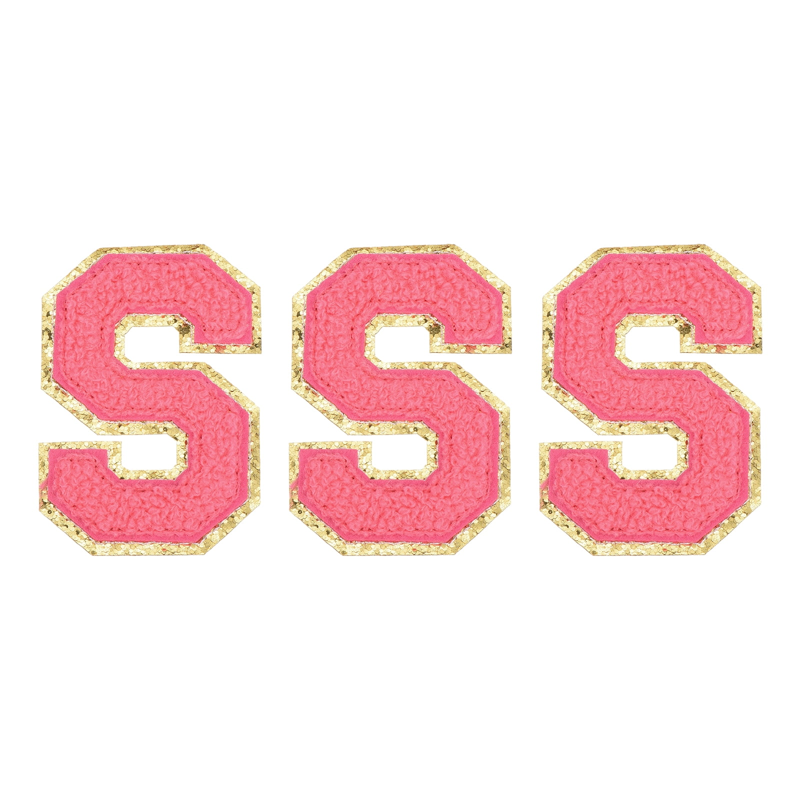 uxcell-chenille-letter-x-patches-large-size-3-15-x2-17-3pcs-hot-pink