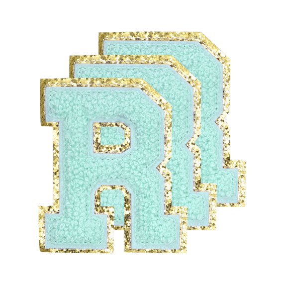 Uxcell Chenille Letters R Patches Large Size 80mm/3.15 Inch R Patches ...