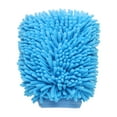 thumbnail image 1 of Uxcell Chenille Microfiber Car Wash Mitts 9" x 5.5" Scratch Free Wash Gloves Absorbent for Car Washing Home Clean Blue, 1 of 7