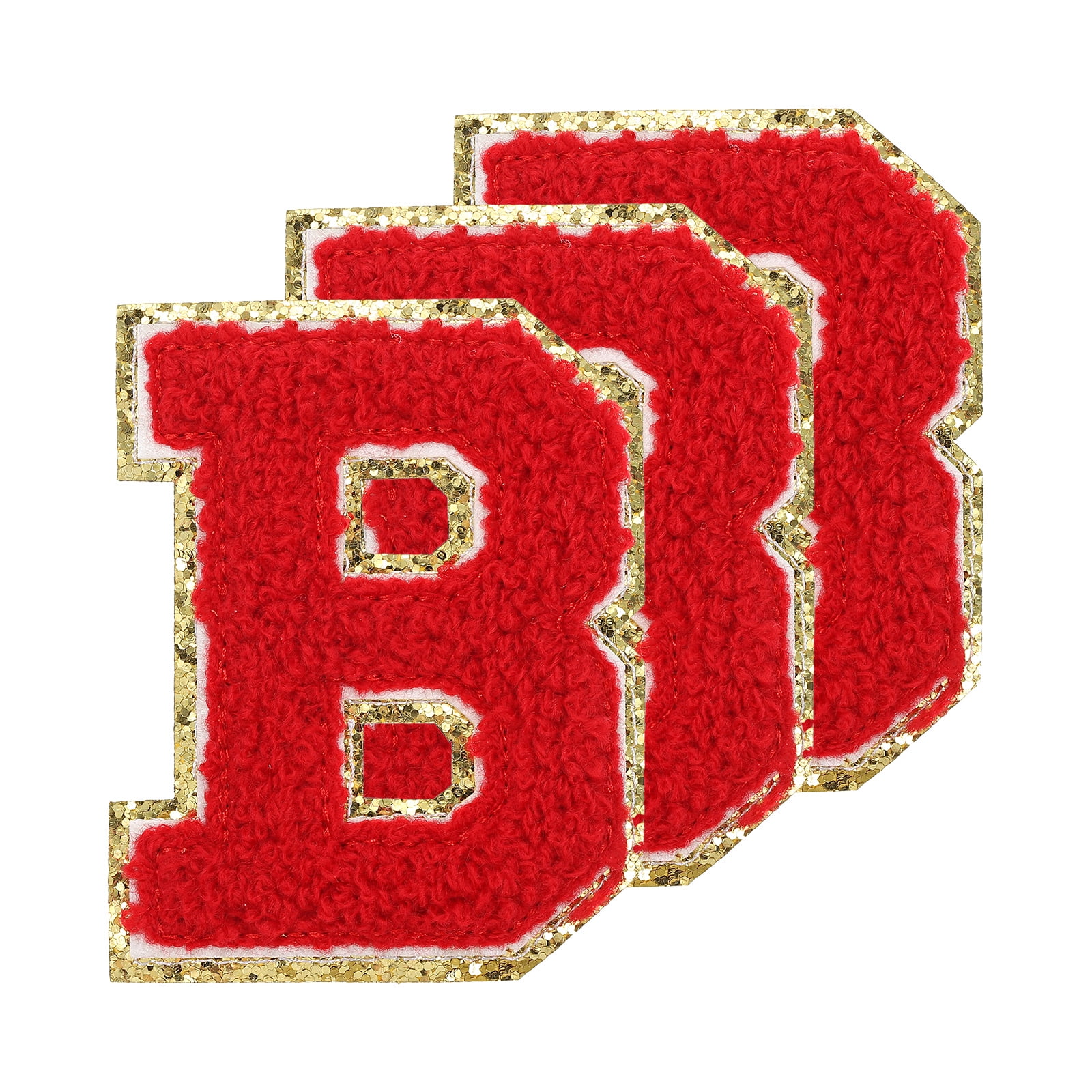 B Patch Chenille Sew on Letter Patch, Self Adhesive Patches Letter-B - Walmart.com