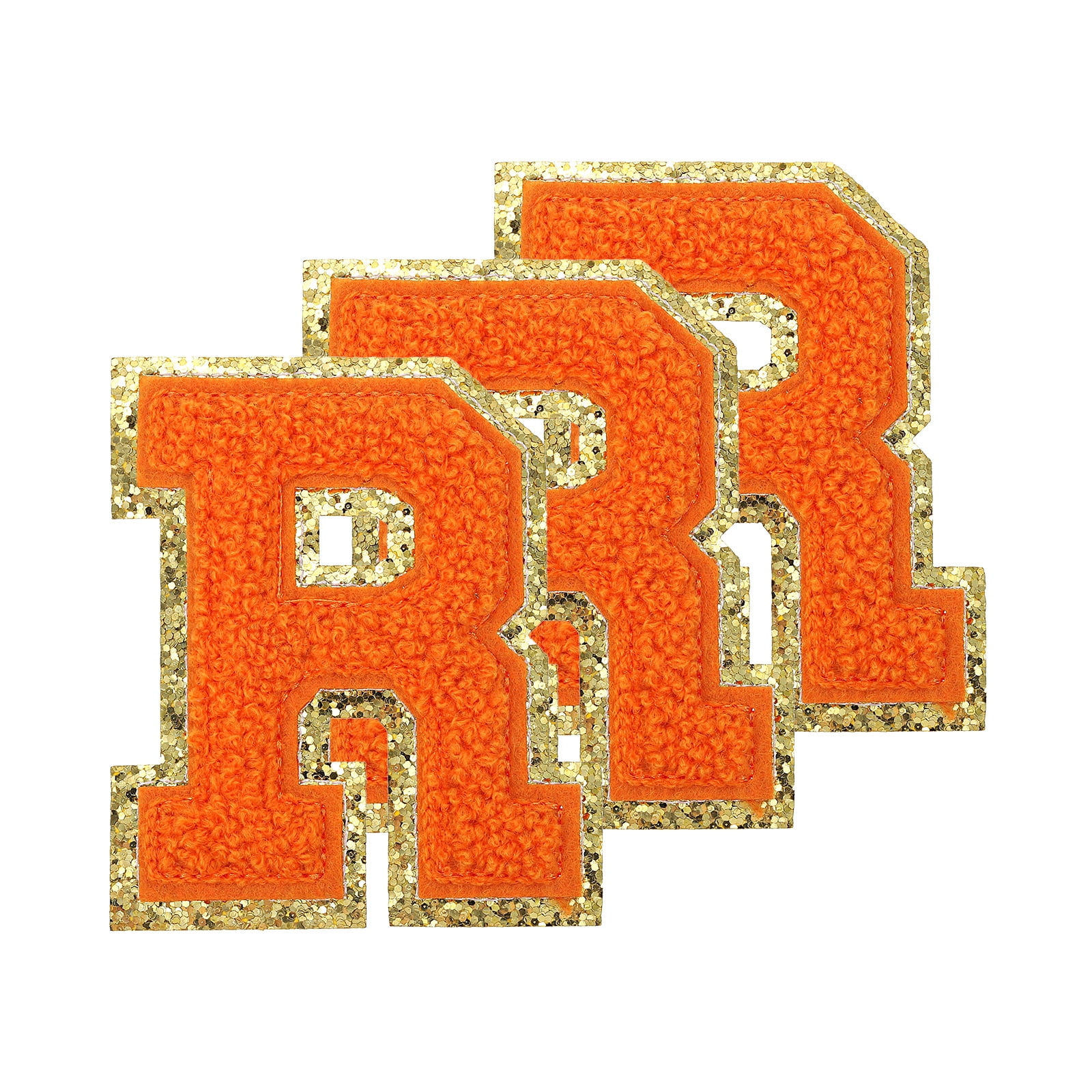 Chenille Sew on Letter Patches, Self-Adhesive Patches Letter-R ...