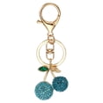 thumbnail image 1 of Uxcell Cherry Charm, Enameled Keychain Cute Cherry Pendant Keyring Purse Bag Accessories Car Ring Pendant Lake Blue, 1 of 7