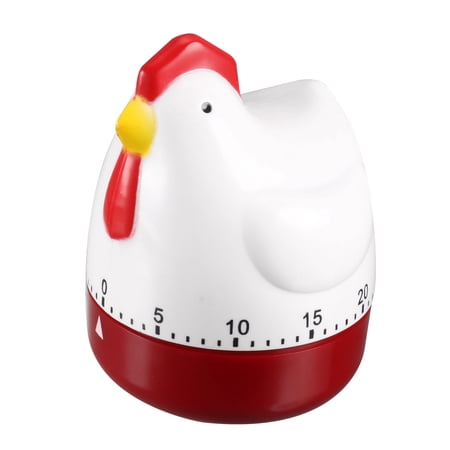 Uxcell Chicken Mechanical Alarm Kitchen Display Cooking Timer Rotate Reminder 60 Minutes