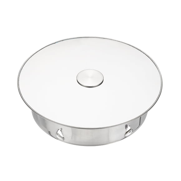 Uxcell Chimney Hole Cap,160mm(6.3") Tightness Adjustable Round Stainless Steel Flue Hole Cover Stove Pipe Cap Pipe Cover with Removable Hole Cap for Kitchen Balcony Sewer,Silver Tone
