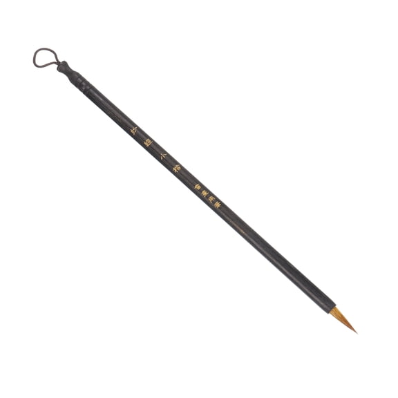 Uxcell Chinese Calligraphy Watercolor Brush Ink Painting Writing Wood Handles for Drawing, Painting, Writing, Black