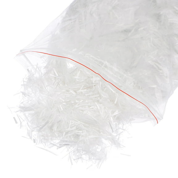 Uxcell Chopped Fiberglass Strands 19mm Length Anti-Cracking Glass Fibers 3LB