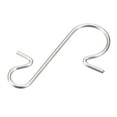 thumbnail image 1 of Uxcell Christmas Ornament Hooks S Shaped Hangers 0.6 x 1.2 Inch Silver Finish, 120 Counts, 1 of 5