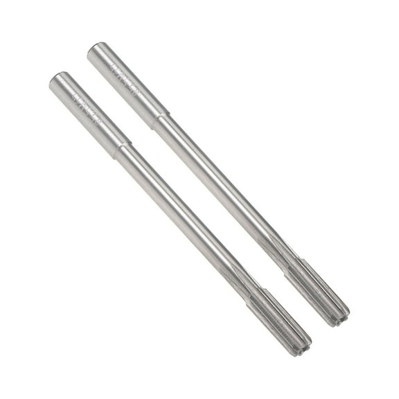 Uxcell Chucking Reamers 4.8mm High Speed Steel Cobalt M35 Round Shank 6 Straight Flutes Machine Milling Cutter 2 Pcs 5.6mm