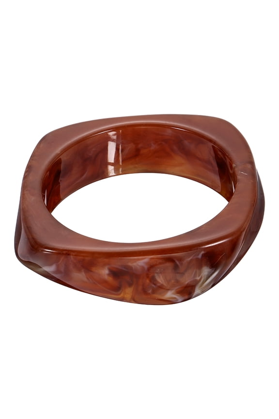 Chunky Irregular Acrylic Resin Bangle Bracelet for Women, Cuff Wide Geometric Stackable Bangles Tortoiseshell Acetate Wristband Bracelet Statement Jewelry, Wine Red